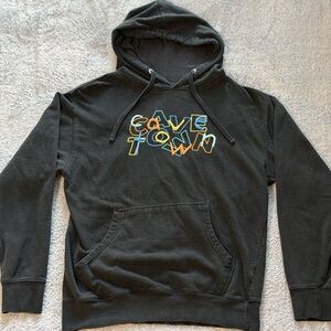 Cavetown Black Logo Pullover Hoodie - Men's Casual Sweatshirt